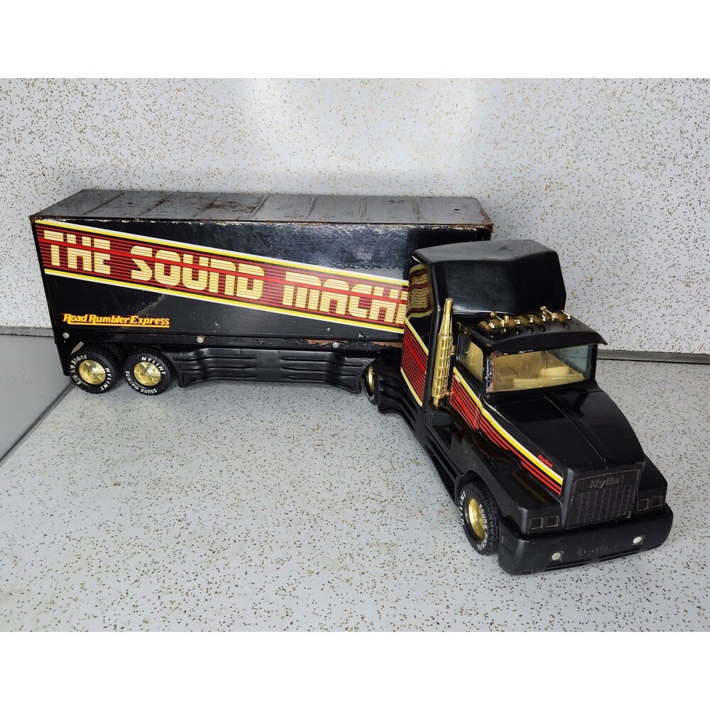 Nylint Sound Machine Road Rumbler Pressed Steel Semi Truck 89 Freightliner Works